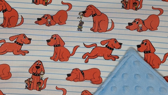 Clifford the Big Red Dog Blanket Custom Sizes and Colors Etsy Canada