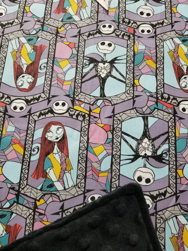 Nightmare Before Christmas Blanket / Custom Sizes and Colors Etsy
