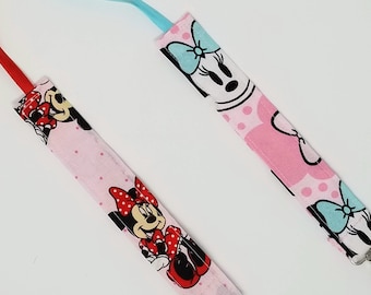 Clip para chupete de Minnie Mouse / Soporte universal para chupete