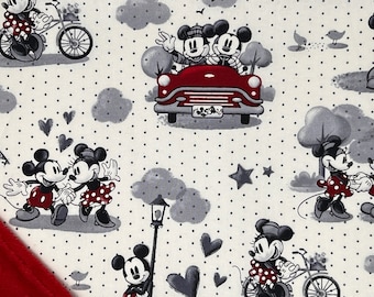 Mickey and Minnie Mouse Blanket / Custom Colors and Sizes