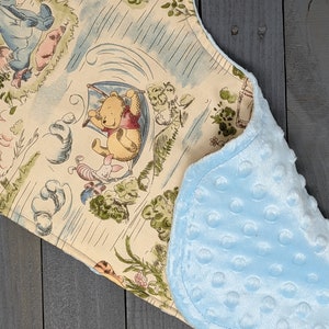 Winnie the Pooh Burp Cloth / Contoured / Tigger Eeyore Piglet