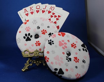 Playing Card Holder for Arthritic hands, Padded holder for card games, for young and old, CD size holder for Playing Cards