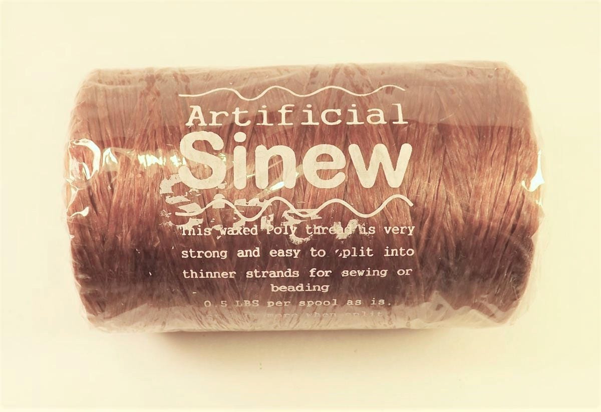 Twisted Artificial Sinew (1/2 lb Spool)