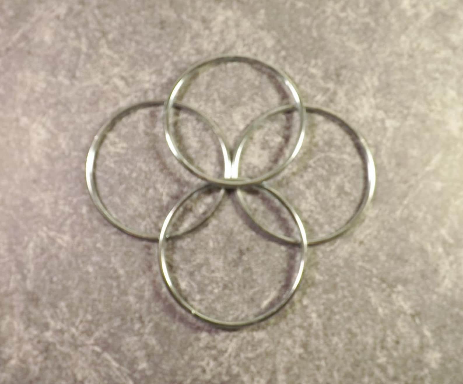 3 Inch Metal Rings 3 Craft Rings Qty of 4 Soldered Etsy