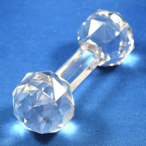 Libbey Crystal knife rest, Clear Glass Kitchen Collectibles, Circa 1930s