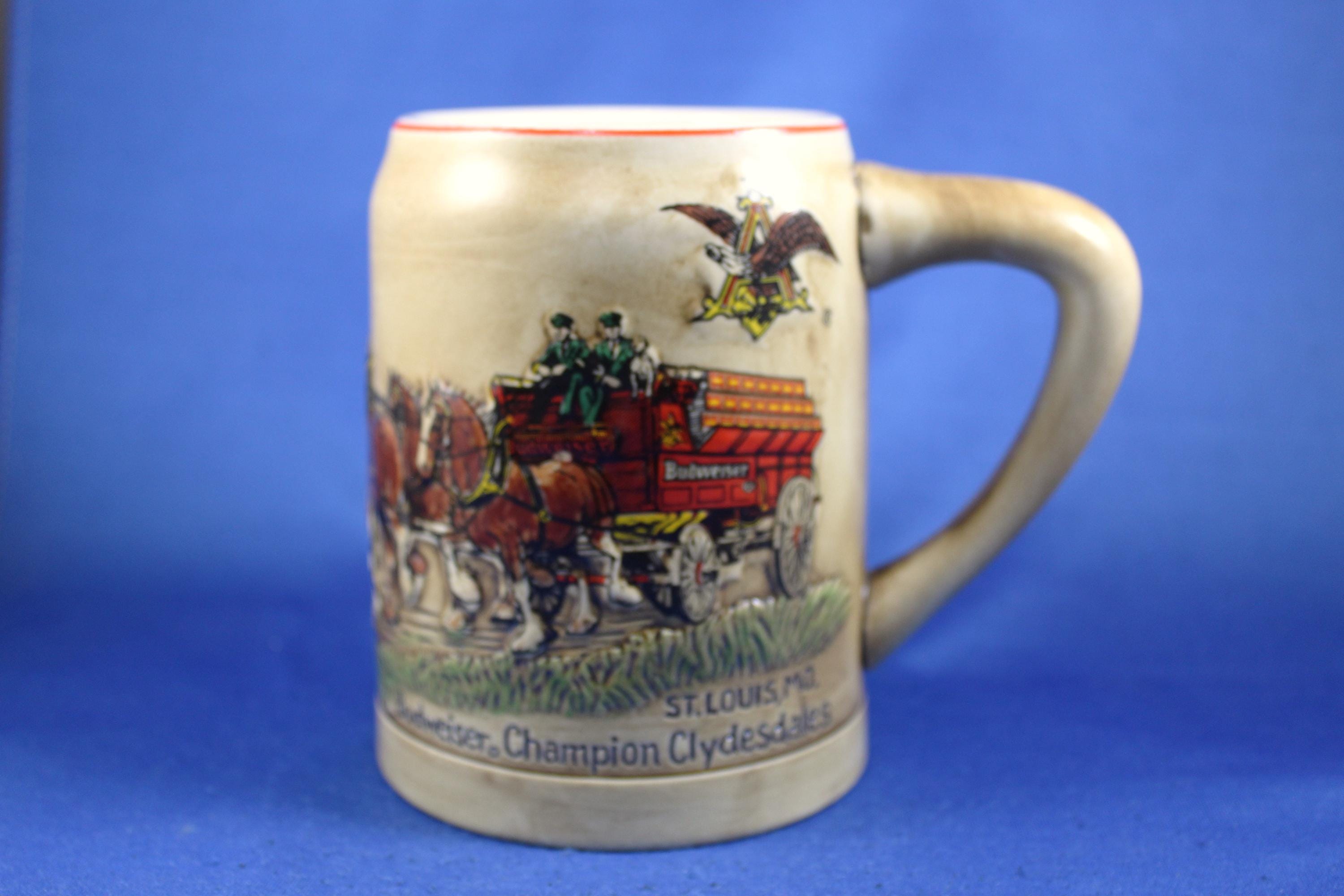 1980 Holiday Stein, 1st Budweiser Holiday Stein, CS19, the Holiday