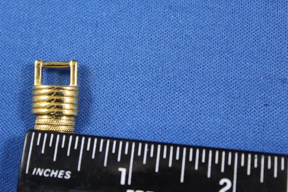 Lisner Choker Necklace, Gold tone Flex Collar, Fl… - image 8
