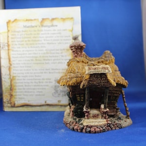 Boyds Bearly Built Villages House, Matthews Bungalow, In Original Box