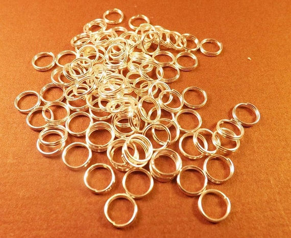 PandaHall Elite About 900 Pcs Iron Split Rings Double Loop Jump Ring  Diameter 4mm 5mm 6mm 7mm 8mm 10mm for Jewelry Making Golden : Amazon.in:  Home & Kitchen