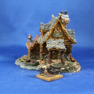 Boyds Bearly Built Villages House, Bears Den, Edmunds Hideaway, Complete in Original Box