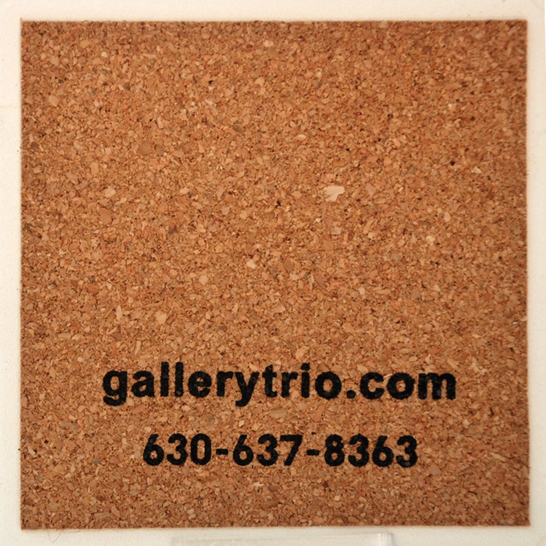 Ceramic Coaster, Delaware, State Symbols, Grey Fox, Zentangle. Ceramic tile, coaster, Decorative Art, Home, Gifts, 3 Variations image 6