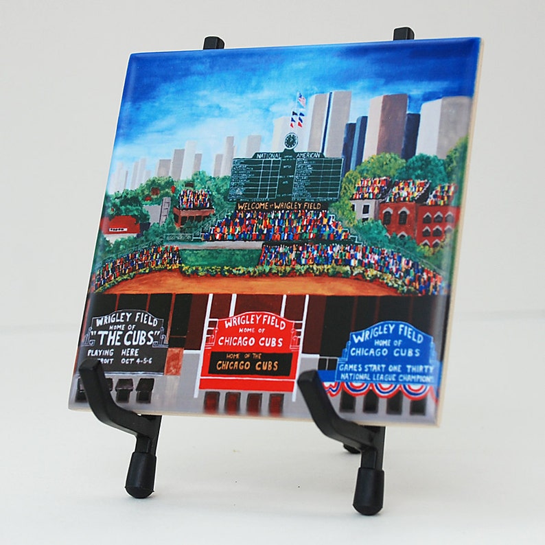 Ceramic Coaster, Chicago Baseball, US Cellular Field Stadium, Illinois