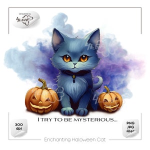 Enchanting Halloween Cat