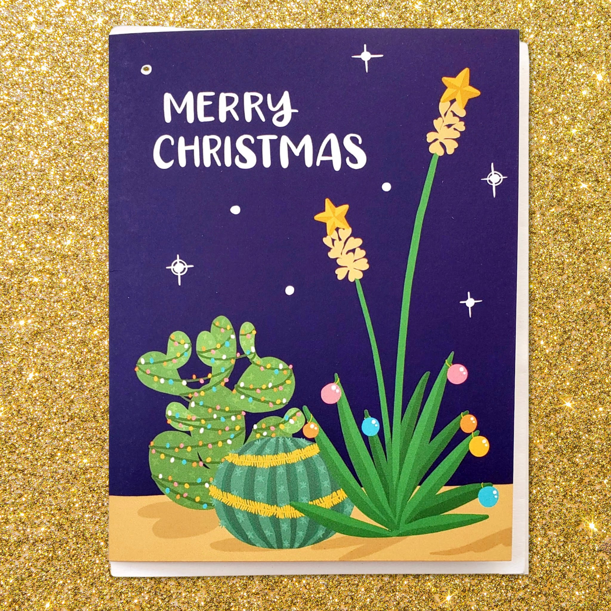 Christmas Desert Christmas Card Etsy