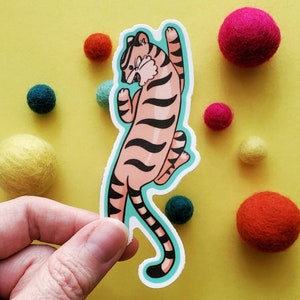 Tiger Vinyl Sticker regalo para amigo, regalo para novia, regalo para esposa, regalo para esposo, regalo de aniversario, regalo de maestro, año del tigre