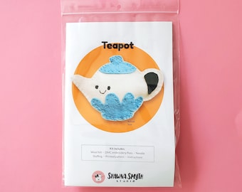 Teapot DIY Felt Kit