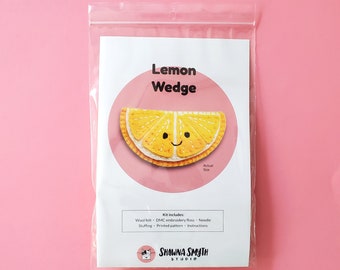 Lemon Wedge DIY Felt Kit