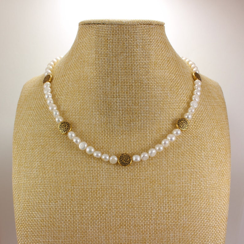 Freshwater Pearl Necklace for Women Unique Pearl Gift for - Etsy