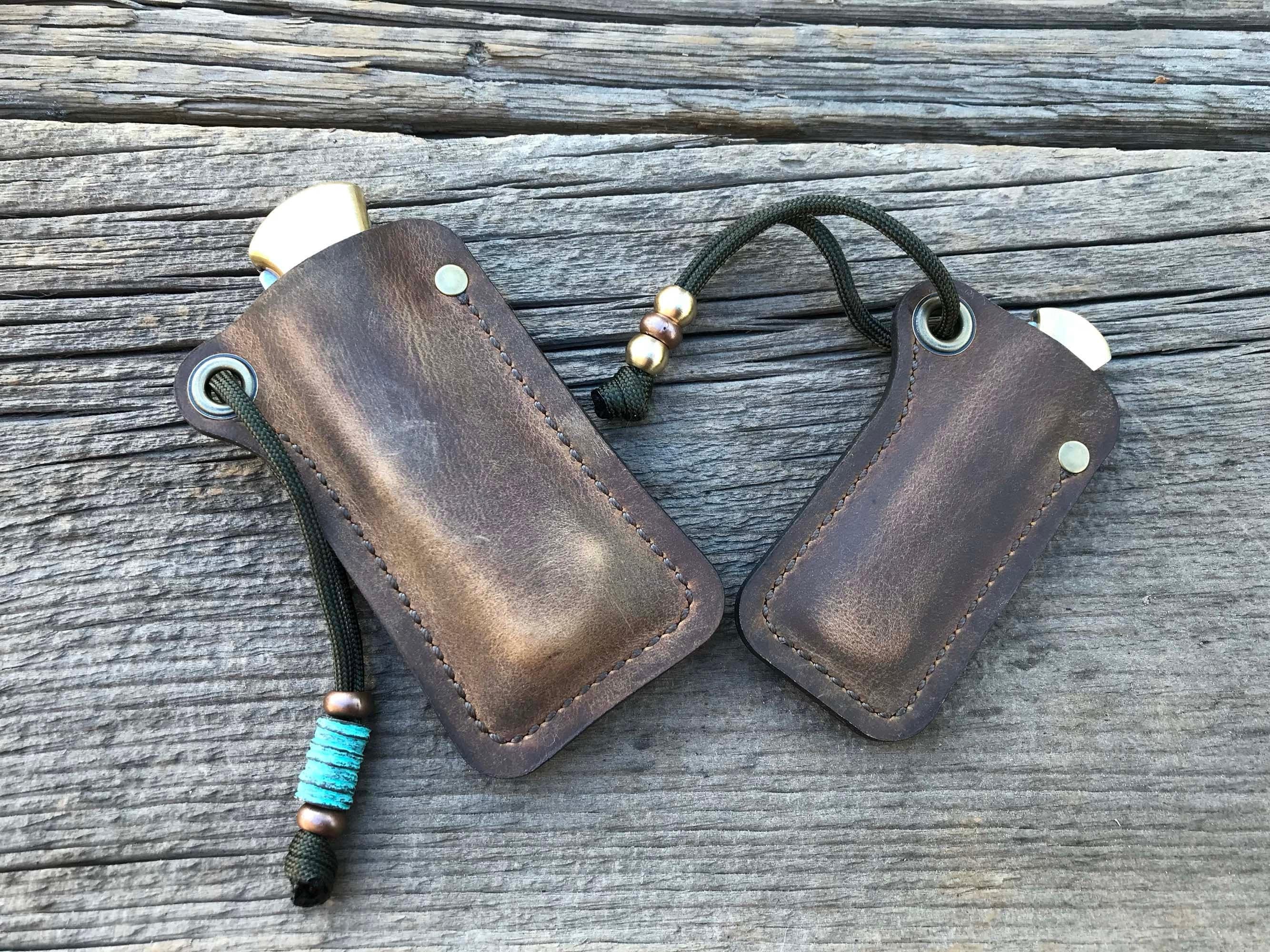 Leather Pocket Knife Slip Lanyard Build Your Own Pick your Etsy