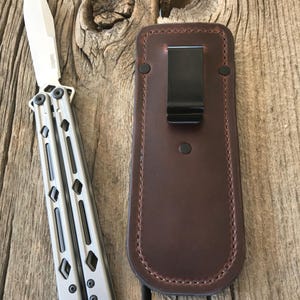 Kershaw Lucha - Leather Slip with Belt Clip