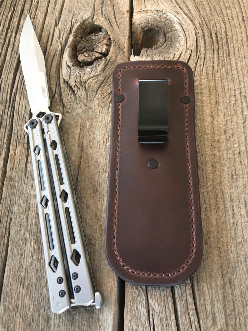 Kershaw Lucha - Leather Slip with Belt Clip