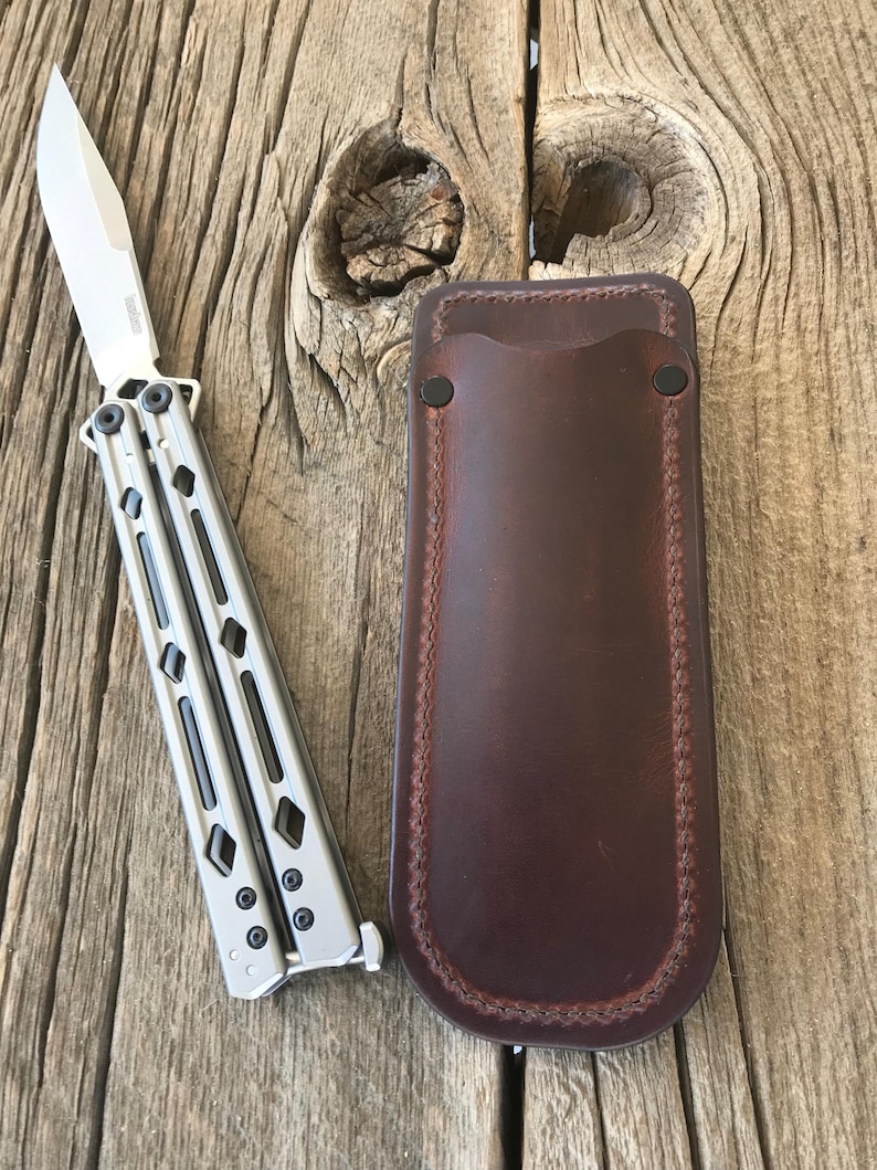 Kershaw Lucha - Leather Slip with Belt Clip