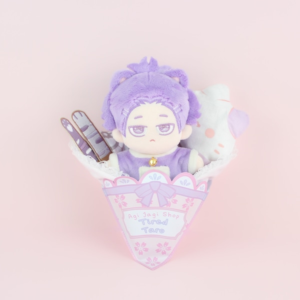 Tired Taro Crepe Plush Doll