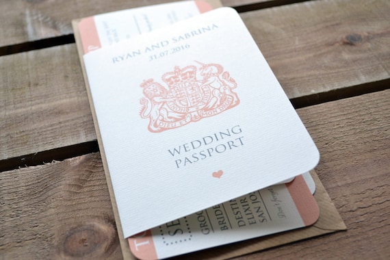 Sample Only Wedding Invitation Personalised Destination Etsy
