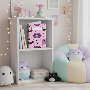 Pastel Bats and Gloss Notebook