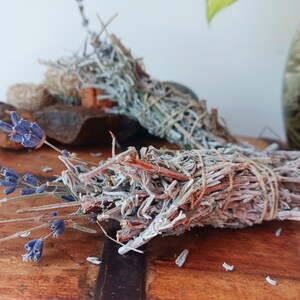 Lavender smudge stick