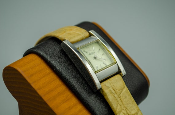 Ladies Guess Watch w/Tan Leather Band - image 3