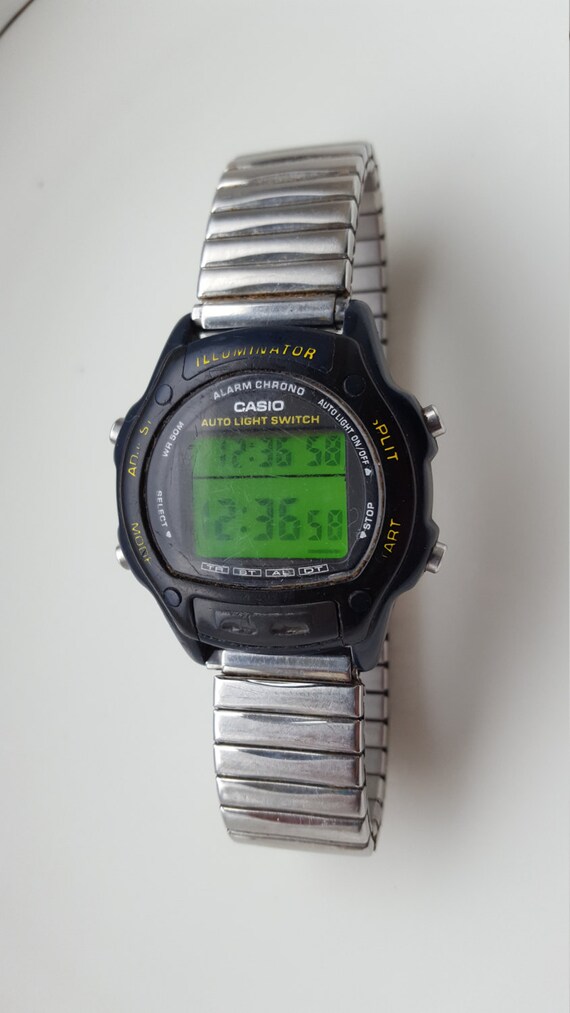 vintage casio illuminator watch