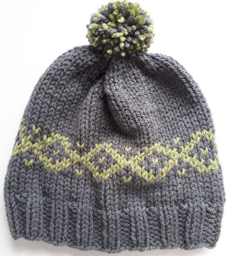 child's bobble hat knitting pattern
