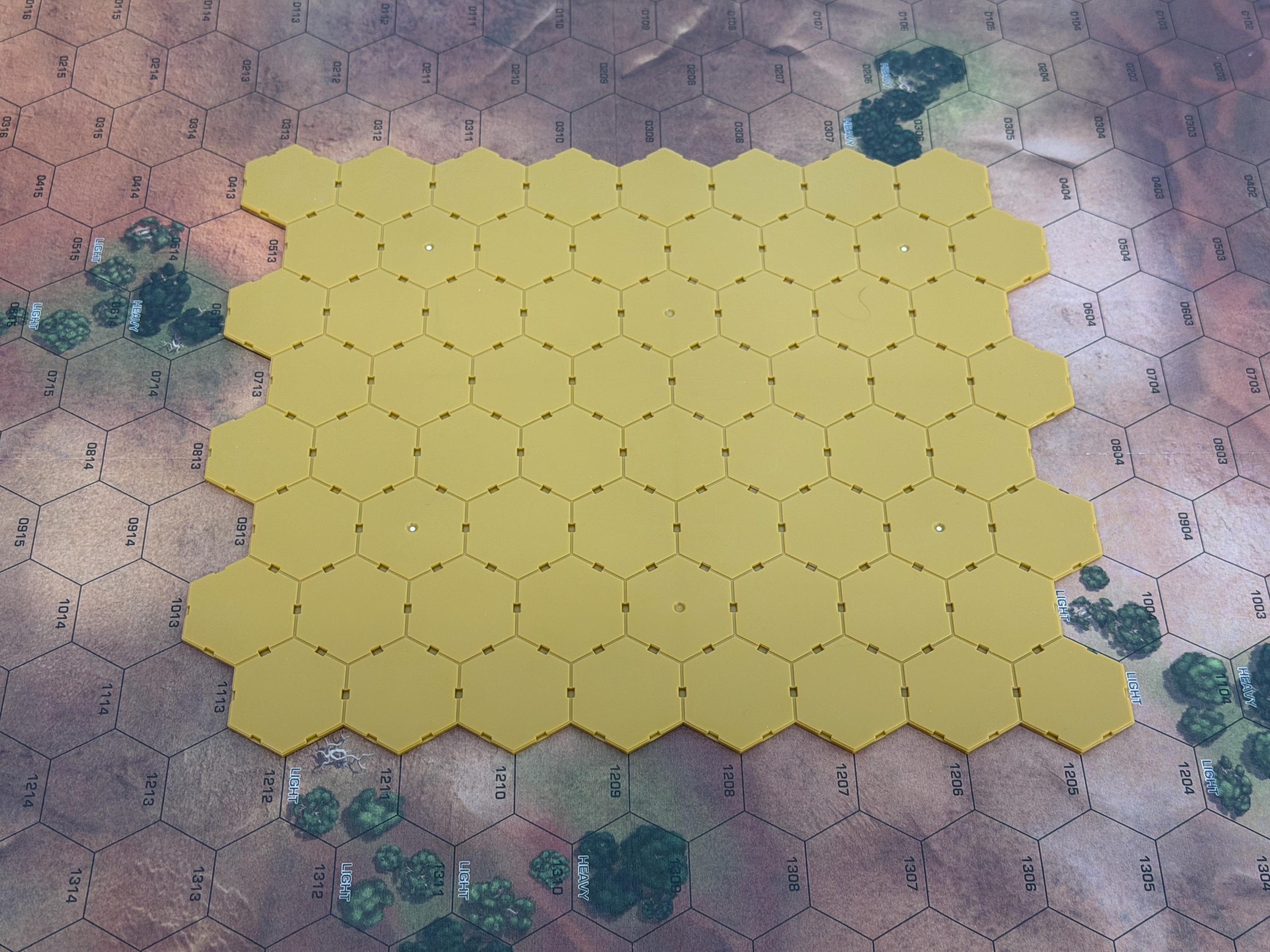 Battletech Terrain Hex Map Base Plates | Modular Wargaming Scenery Grid ...