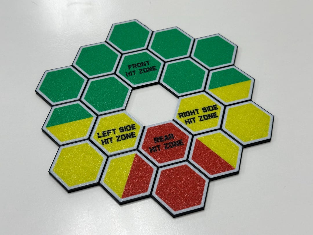 Compubox Hit Map Wargaming Hit Zone Marker | Battlefield Overlay | Compatible With ...