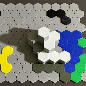 Terreno Hexagonal Modular de 1" - Azulejos Coloridos