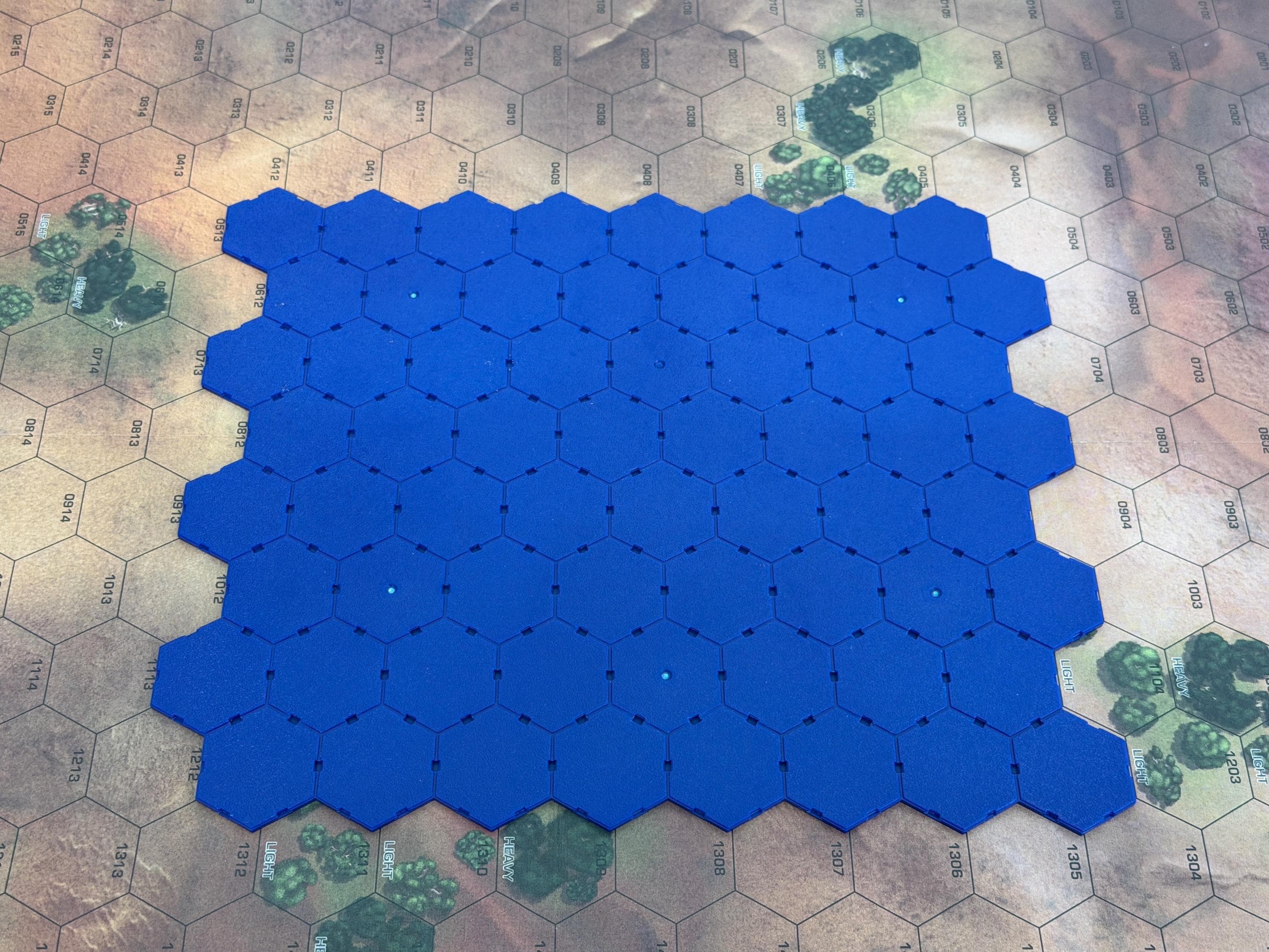 Battletech Terrain Hex Map Base Plates | Modular Wargaming Scenery Grid ...