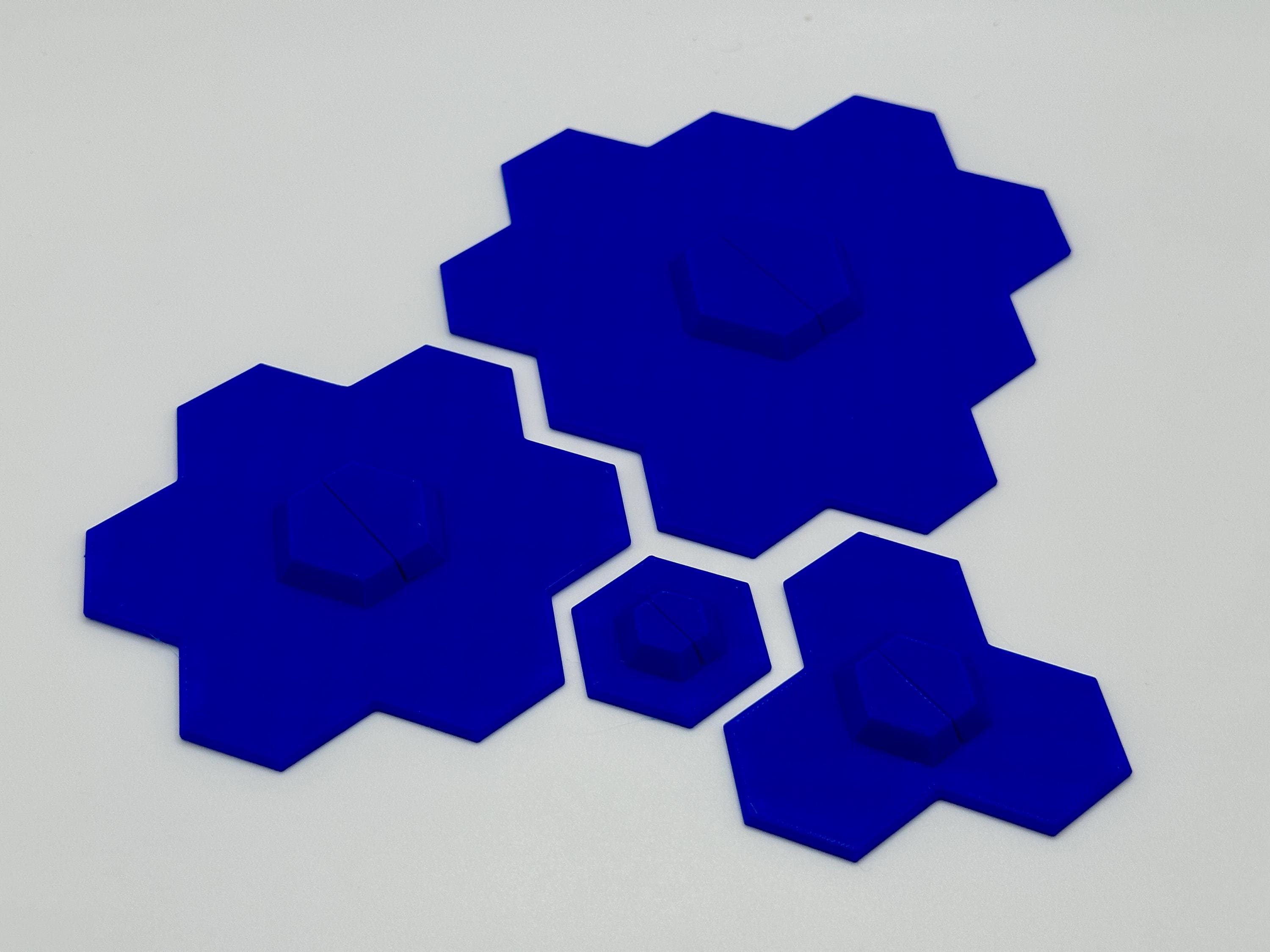 RPG Standee Sets, 1 Inch Hex Shaped Standees for TTRPG Compatible With ...