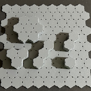 1" modulair hex terrein - terreinstukken