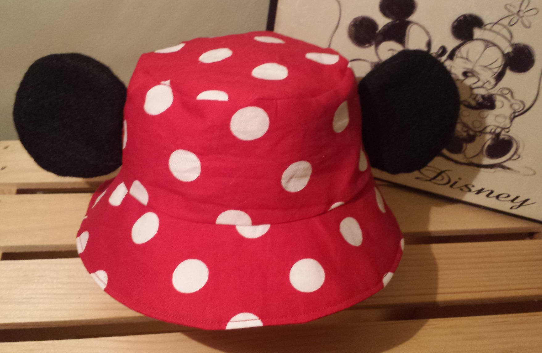 Mickey Mouse Bucket Hat / Kids Disney Sun Hat / Mickey Ears Etsy