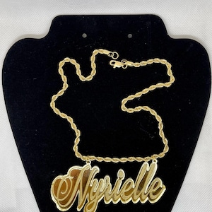 Nameplate Necklace