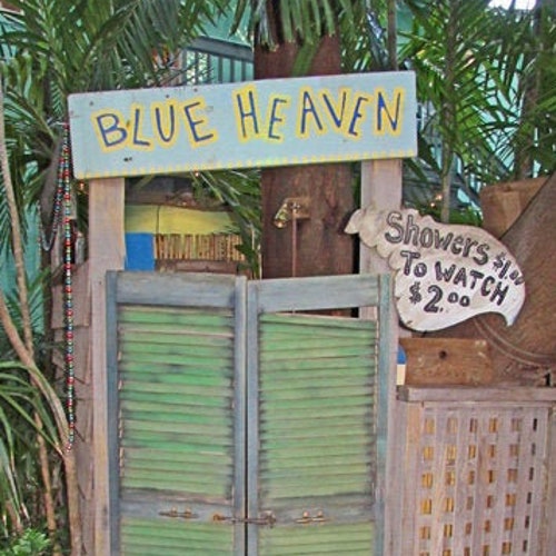 Blue Heaven Shower Key West Etsy