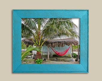 Capanna di erba e amaca - Costa Maya, Messico