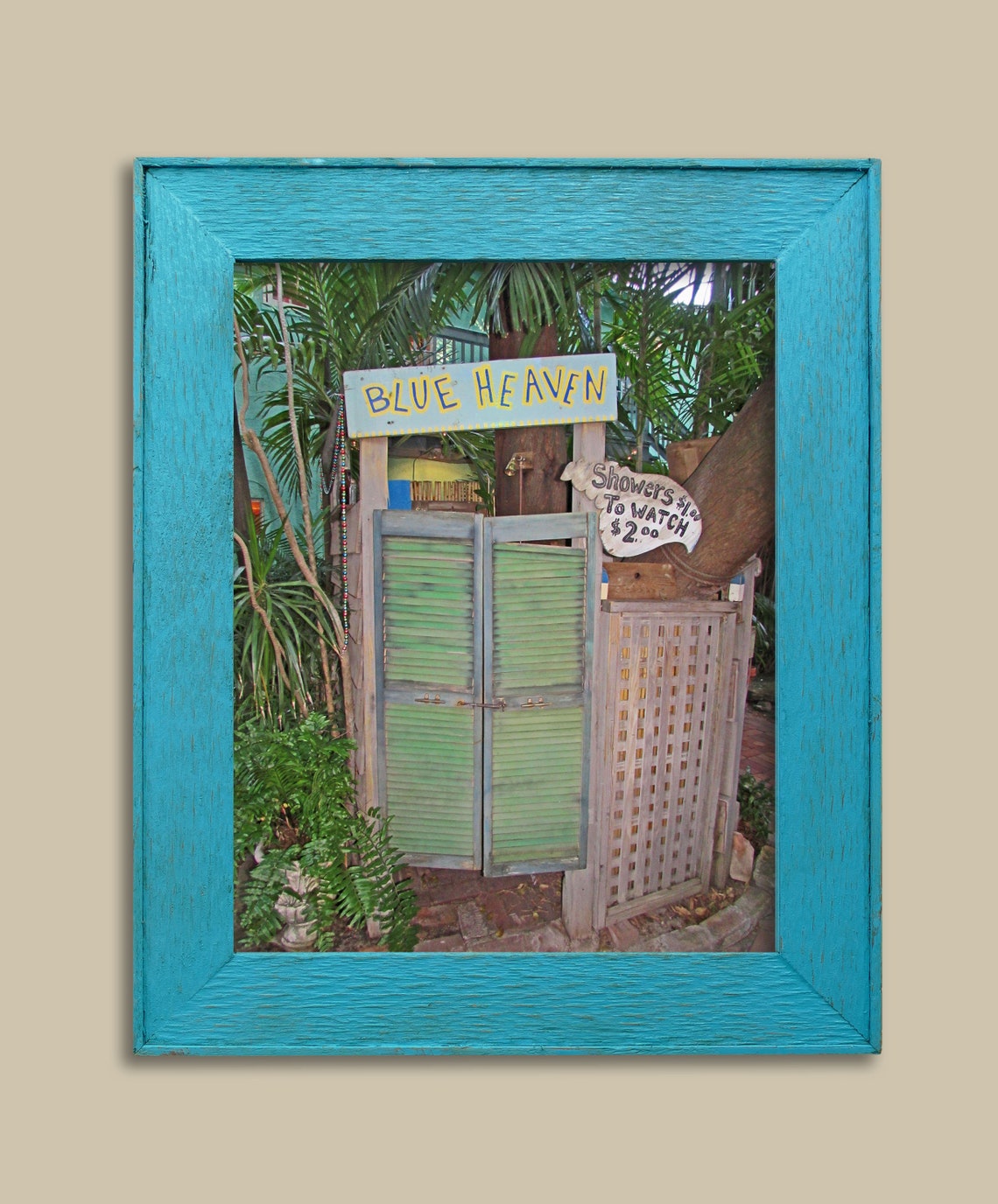Blue Heaven Shower Key West Etsy