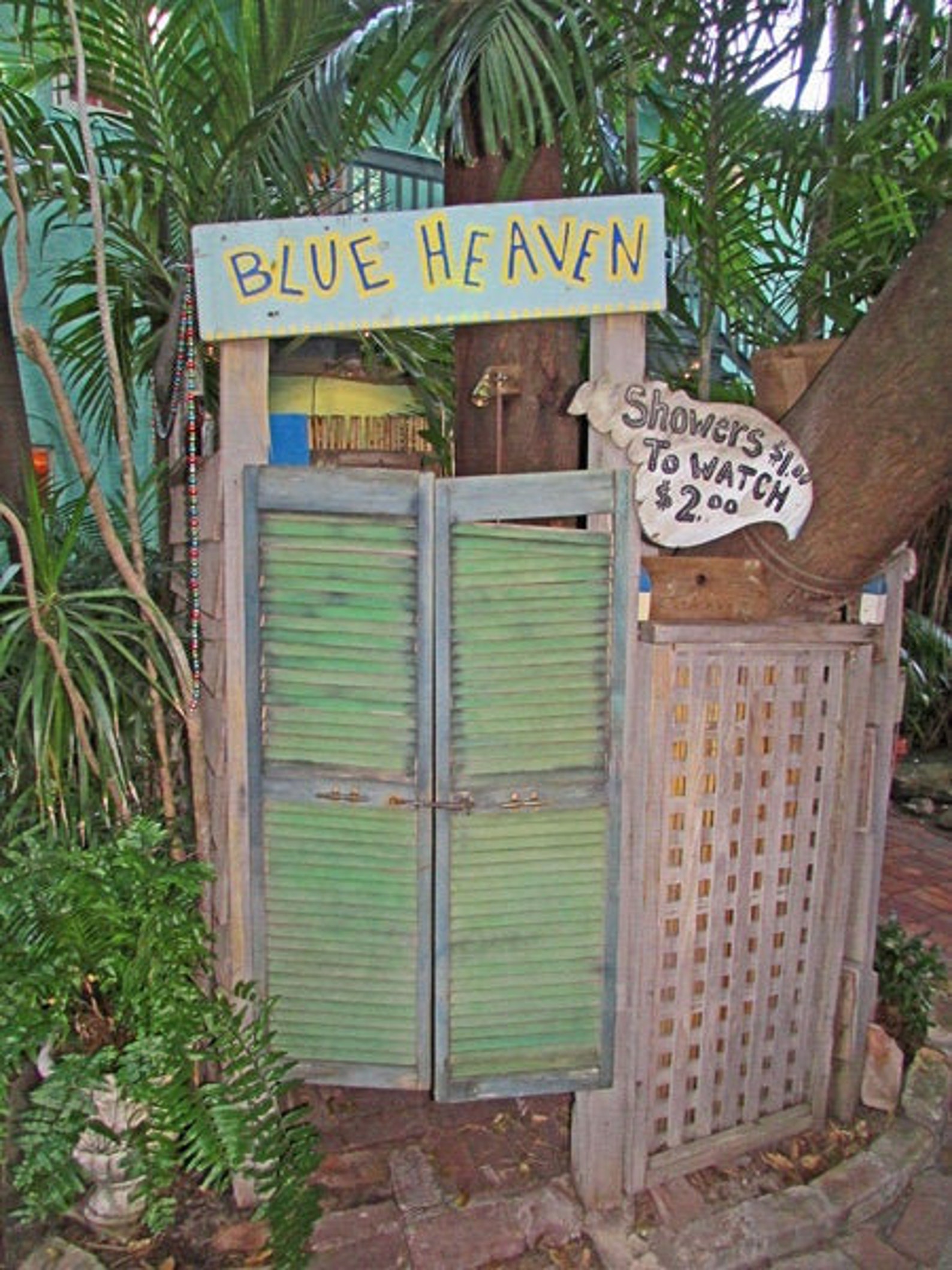 Blue Heaven Shower Key West Etsy