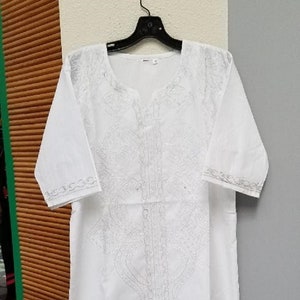 Embroidered African clothing for men/women-White Dashiki S-7X