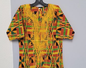 Embroidered African Clothing for men/women Dashiki XS-7X kente