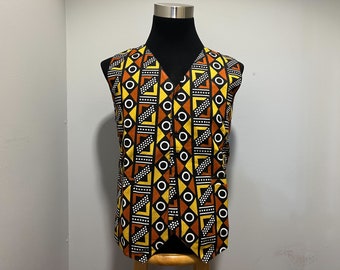 African clothing for men VEST M-2X