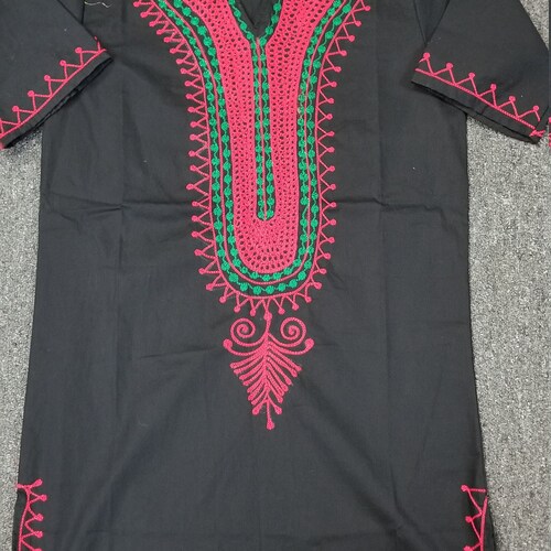 African Clothing for Men-rbg Red Black and Green Dashiki Xs-7x - Etsy