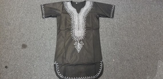 African Clothing for Men Black Dashiki XS-5X - Etsy